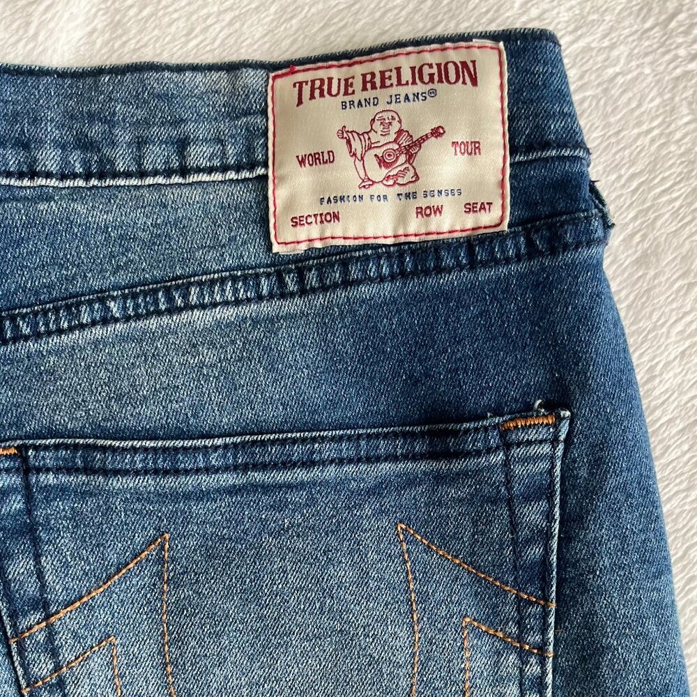 True Religion Brand Jeans Rocco Relaxed Skinny Denim Jean Men's Size 34Wx32L NWT